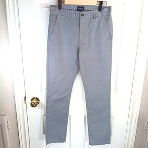 NWT The Children's Place Chinos  Pants Minimalist Neutral Gray Boys Size 14